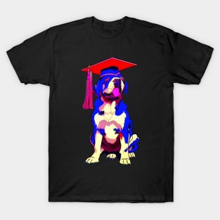 Graduation 2023 Dog With Graduation Cap T-Shirt